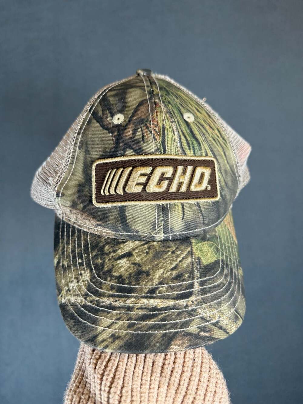 Echo Outdoor Power Equipment Camo Mesh Trucker Hat Adjustable